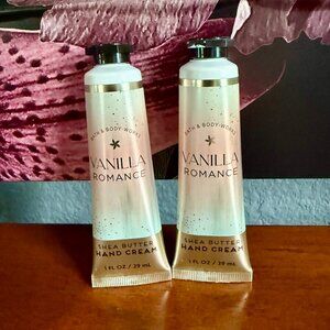 NEW 2-Pc VANILLA ROMANCE Hand Cream Bath & Body Works
